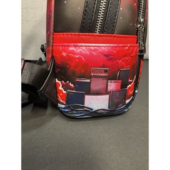 NEW Loungefly Stranger Things Eddie Munson Tribute Glow Mini Backpack main image 4